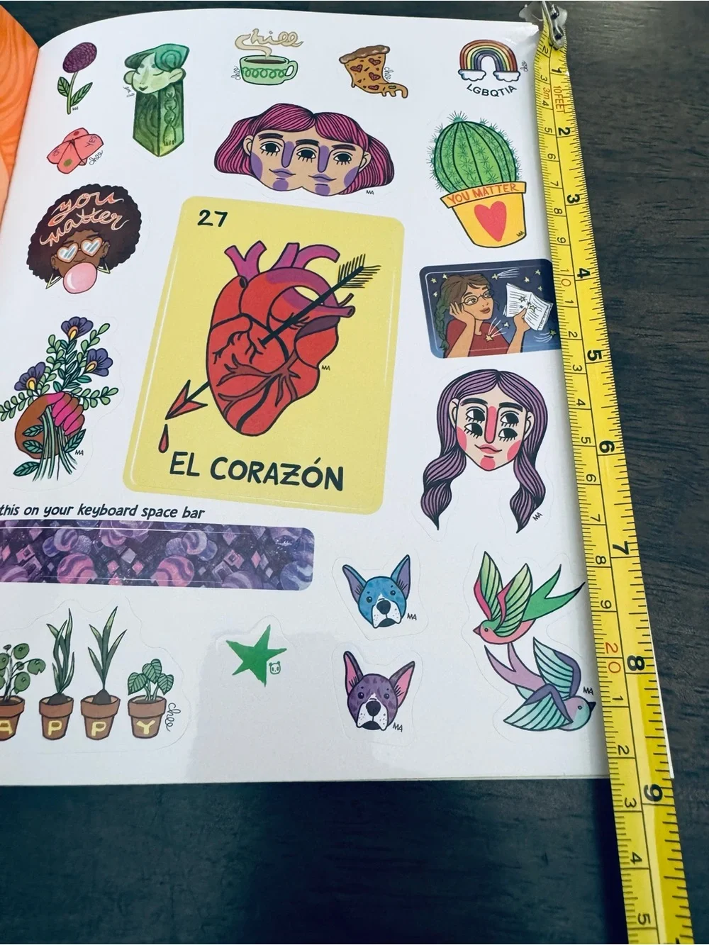 Feminist Female Heart Stickers